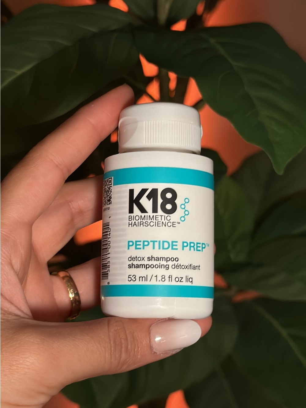 K18 Peptide Prep Detox Shampoo - White & Teal